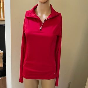 Athletic Wear Red Top Size: 4-6